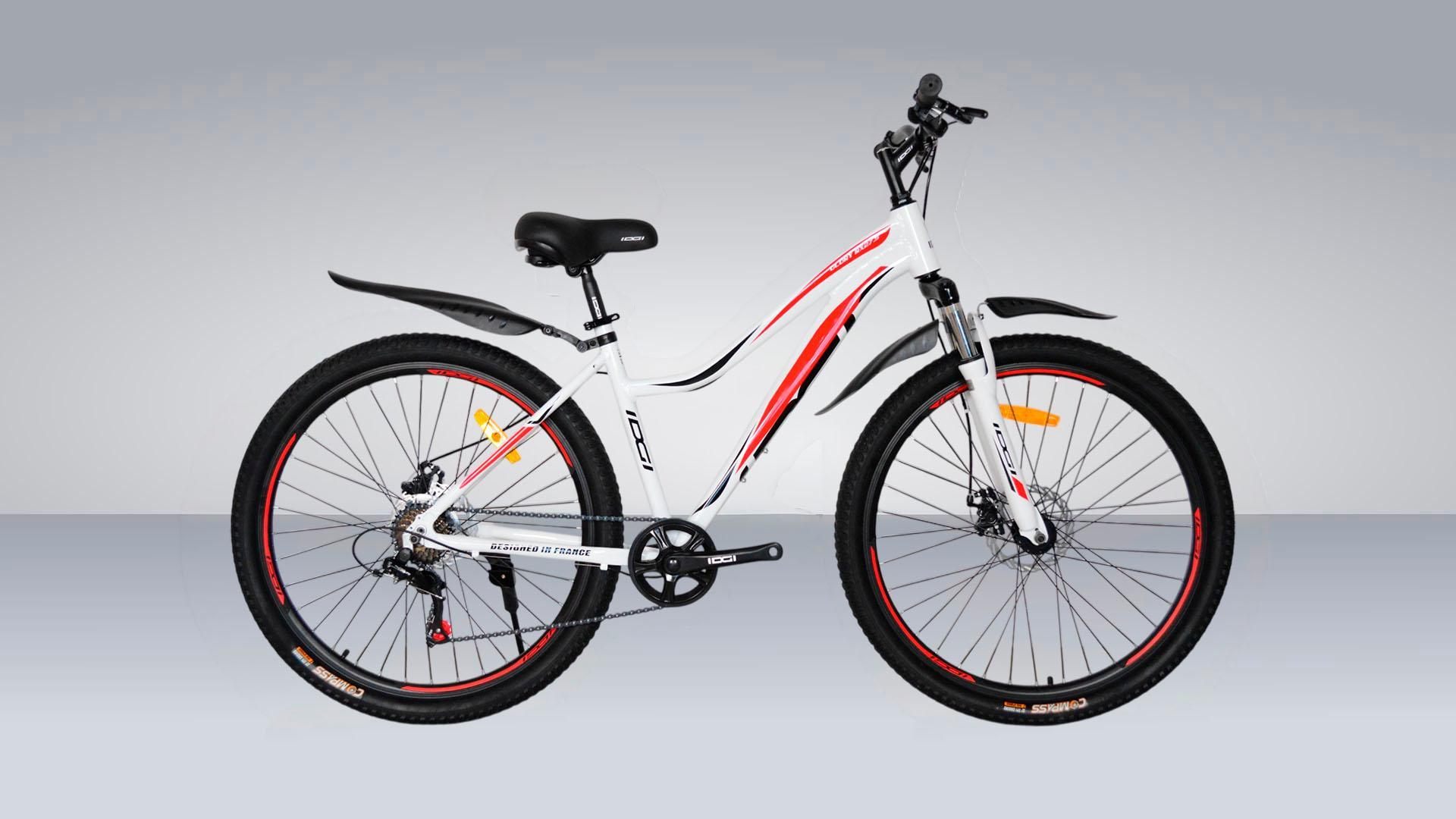 IDGI GLORY RX 27.5 бело-красный Оборудование: SHIMANO